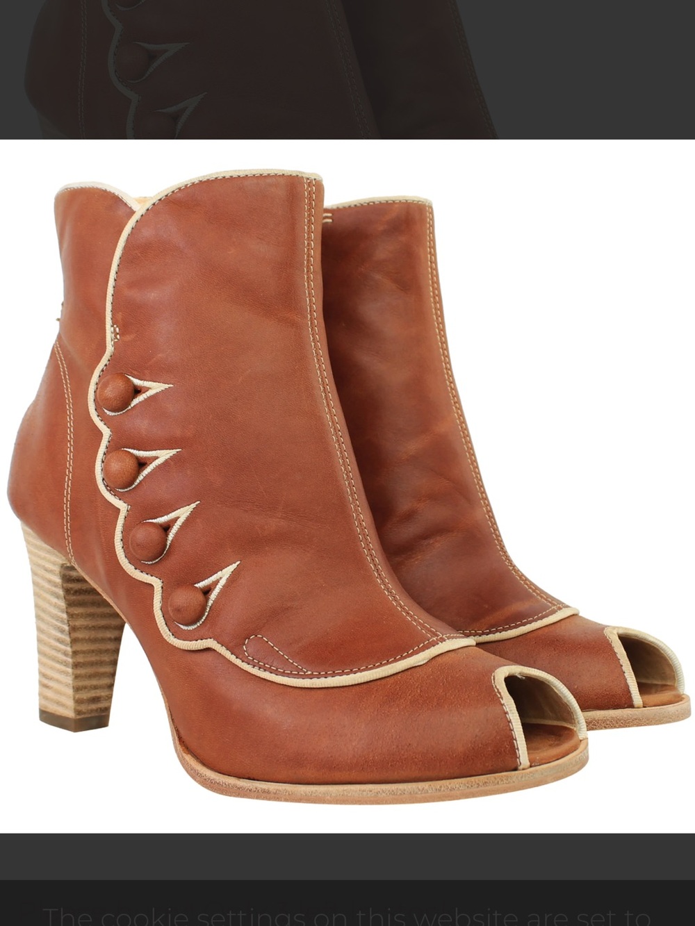 Timberland Marge Peep Toe Bootie Size 9M